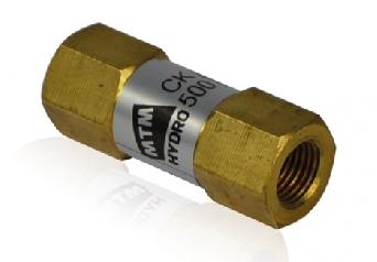 Zpětná klapka (ventil) G3/8F-G3/8F max 310 bar 90C CK500