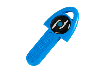 Eurokey čipový klíč modrý (za kus)