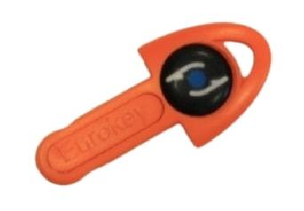 Eurokey čipový klíč oranžový za kus