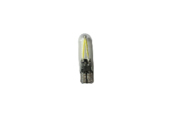 LED Žárovka T10 bílá, skleněná - 12-24V pro tlačítko programu